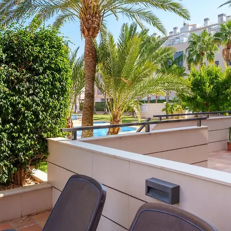 Apartament Hogar Brisa De Marinas Acogedor Con Amplia Terraza Y Acceso Directo A Piscinas-comfortable With Spacious Terrace And Direct Pool Access *