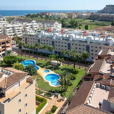 Apartament Hogar Brisa De Marinas Acogedor Con Amplia Terraza Y Acceso Directo A Piscinas-comfortable With Spacious Terrace And Direct Pool Access *