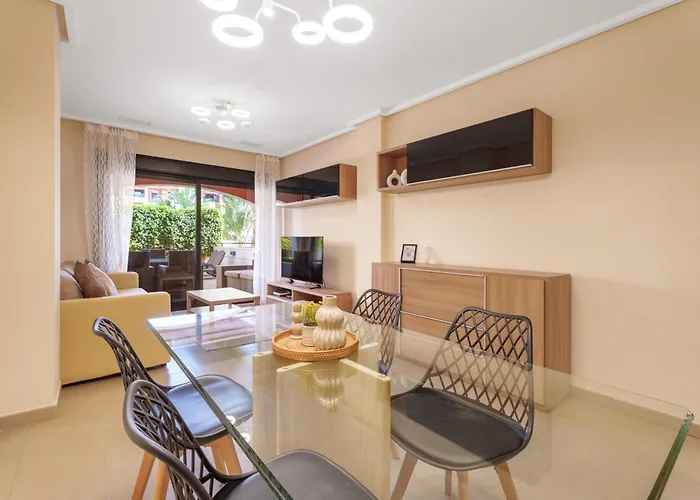 Lejlighed Hogar Brisa De Marinas Acogedor Con Amplia Terraza Y Acceso Directo A Piscinas-comfortable With Spacious Terrace And Direct Pool Access