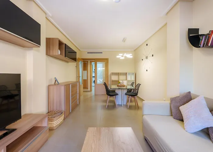 Hogar Brisa De Marinas Acogedor Con Amplia Terraza Y Acceso Directo A Piscinas-comfortable With Spacious Terrace And Direct Pool Access Lejlighed *