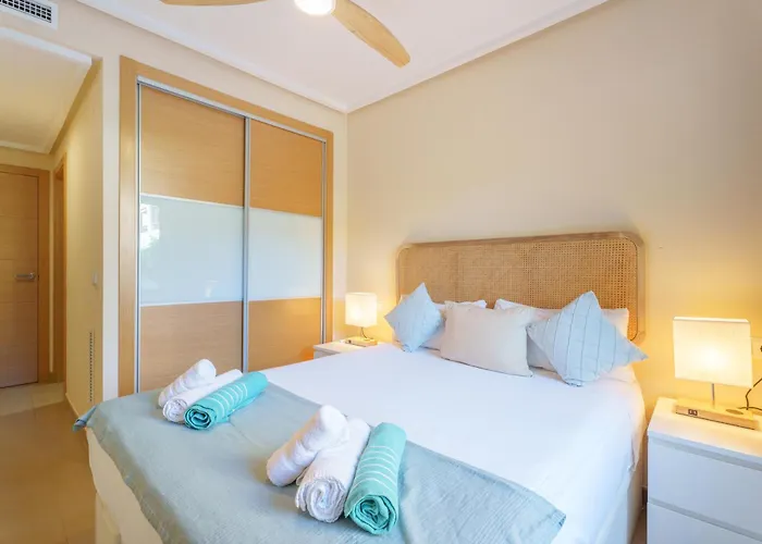 Apartman Hogar Brisa De Marinas Acogedor Con Amplia Terraza Y Acceso Directo A Piscinas-comfortable With Spacious Terrace And Direct Pool Access *