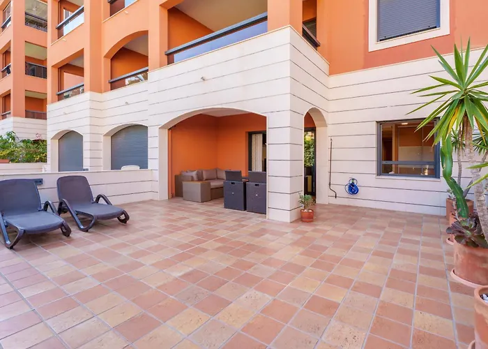 Apartman Hogar Brisa De Marinas Acogedor Con Amplia Terraza Y Acceso Directo A Piscinas-comfortable With Spacious Terrace And Direct Pool Access Denia