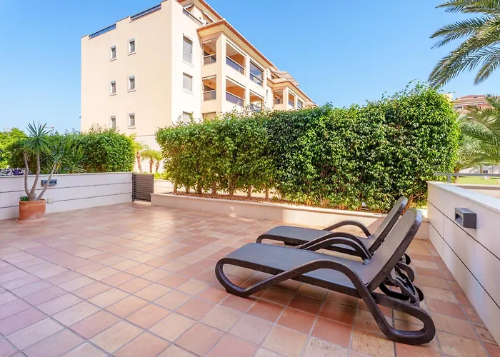 Hogar Brisa De Marinas Acogedor Con Amplia Terraza Y Acceso Directo A Piscinas-comfortable With Spacious Terrace And Direct Pool Access * Dénia