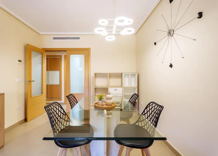 Hogar Brisa De Marinas Acogedor Con Amplia Terraza Y Acceso Directo A Piscinas-comfortable With Spacious Terrace And Direct Pool Access Apartman *