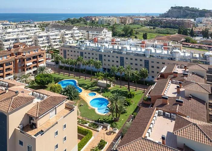 Apartman Hogar Brisa De Marinas Acogedor Con Amplia Terraza Y Acceso Directo A Piscinas-comfortable With Spacious Terrace And Direct Pool Access *