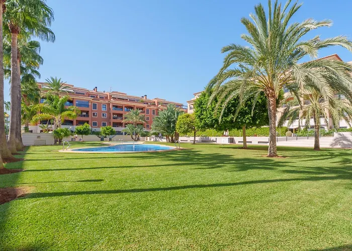 Apartman Hogar Brisa De Marinas Acogedor Con Amplia Terraza Y Acceso Directo A Piscinas-comfortable With Spacious Terrace And Direct Pool Access