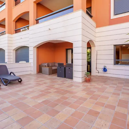 شقة Hogar Brisa De Marinas Acogedor Con Amplia Terraza Y Acceso Directo A Piscinas-comfortable With Spacious Terrace And Direct Pool Access دينايا