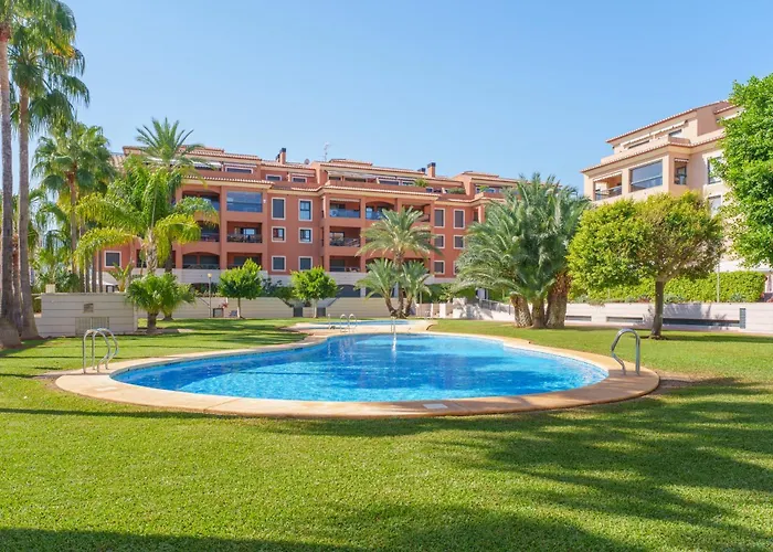 Hogar Brisa De Marinas Acogedor Con Amplia Terraza Y Acceso Directo A Piscinas-comfortable With Spacious Terrace And Direct Pool Access شقة دينايا